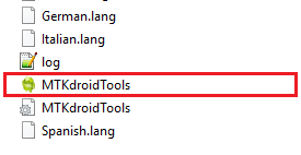 open the MTKDroidTools.exe file