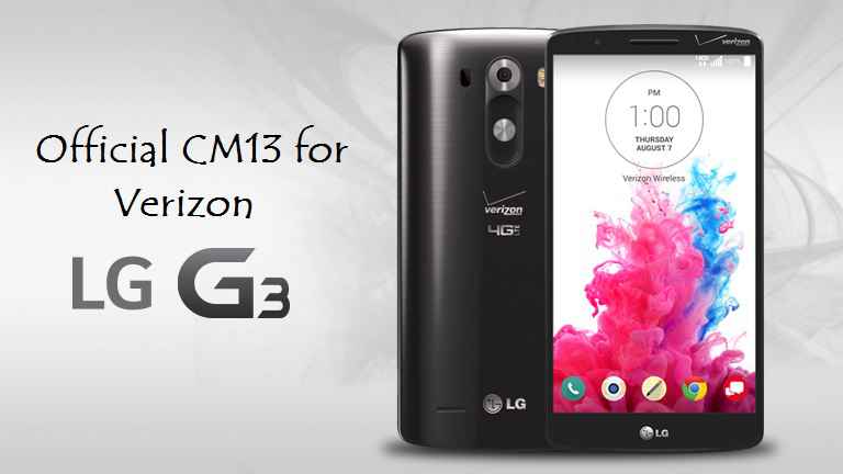 Official LG G3 Verizon CM13