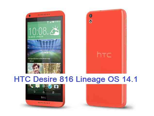 LineageOS 14.1 for HTC Desire 816 (a5ul, a5dwg)
