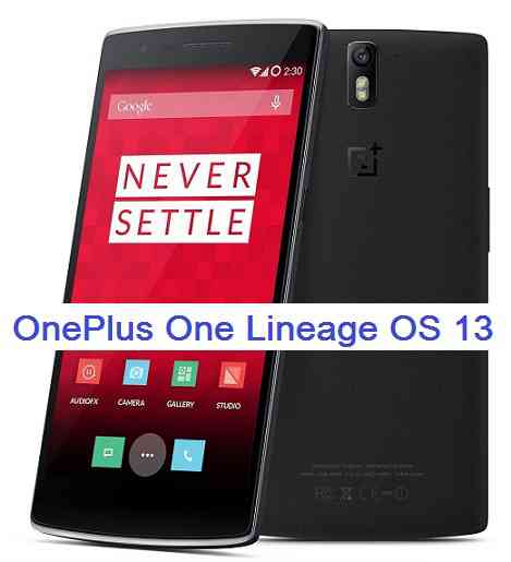 LineageOS 13 for OnePlus One (bacon)