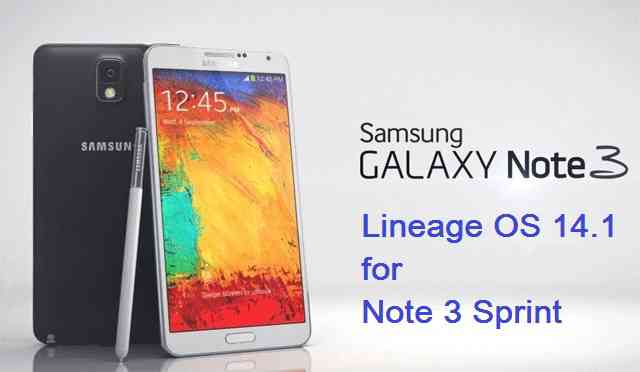 LineageOS 14.1 for Galaxy NOTE 3 Sprint (hltespr)