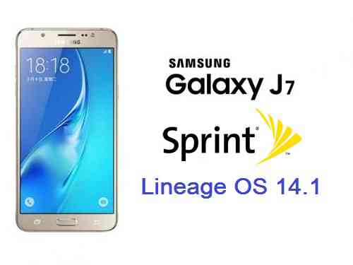 LineageOS 14.1 for Galaxy J7 SPRINT (j7ltespr)