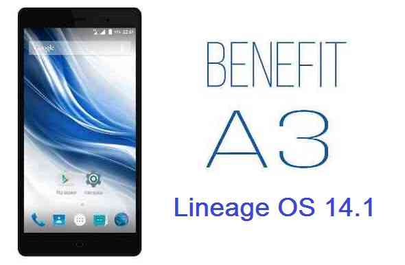 LineageOS 14.1 for Ark Benefit A3 (peach)