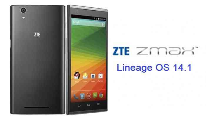 LineageOS 14.1 for ZTE Zmax (Z970, draconis)