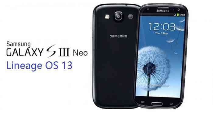 LineageOS 13 for Galaxy S3 Neo (i9300i)