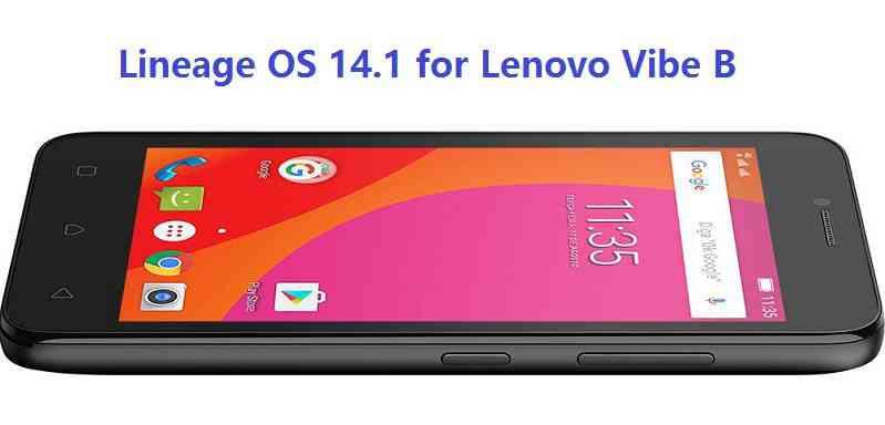 LineageOS 14.1 for Lenovo Vibe B (al732row)