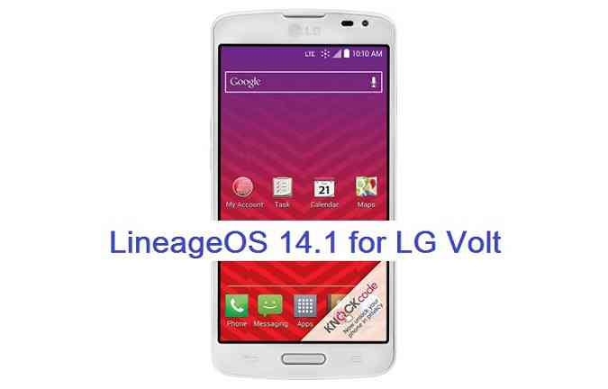 LineageOS 14.1 for LG Volt (x5)