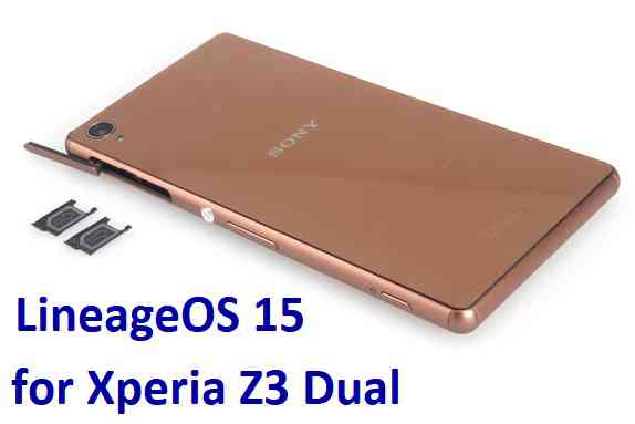 LineageOS 15 for Xperia Z3 Dual Oreo 8 ROM