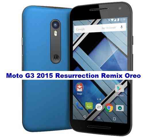 Moto G3 Resurrection Remix 6.0.0 Android 8.1 Oreo ROM Download