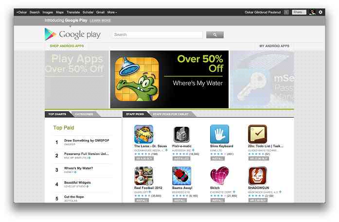 Android Market Now Google Play