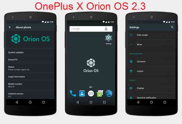 Orion OS 2.3 Marshmallow ROM