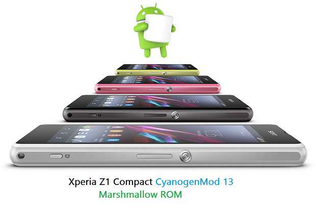 Xperia Z1 Compact CM13, Marshmallow ROM