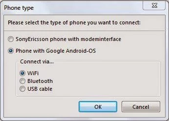 Select the mode of communication