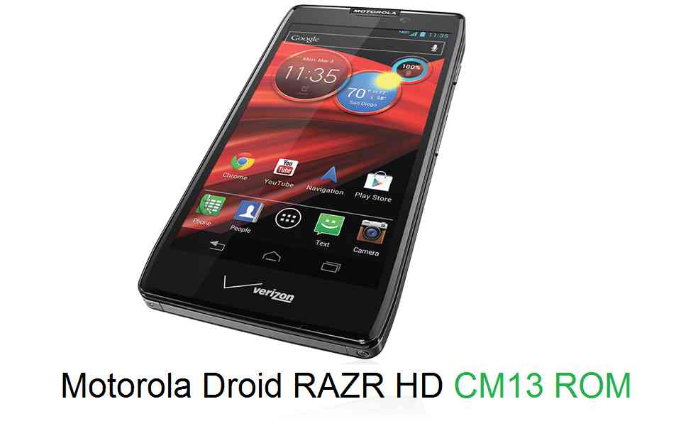 CyanogenMod 13 Marshmallow ROM for Motorola RAZR HD