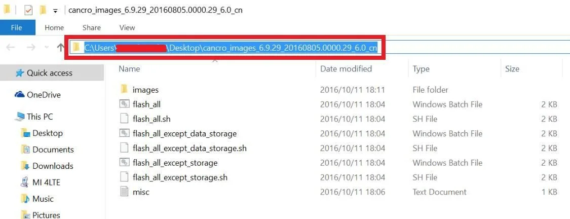 MIUI fastboot ROM files
