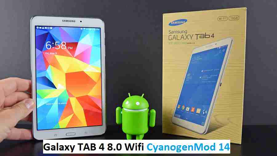 Galaxy Tab 4 8.0 Wifi CM14 (CyanogenMod 14) Nougat 7.0 ROM