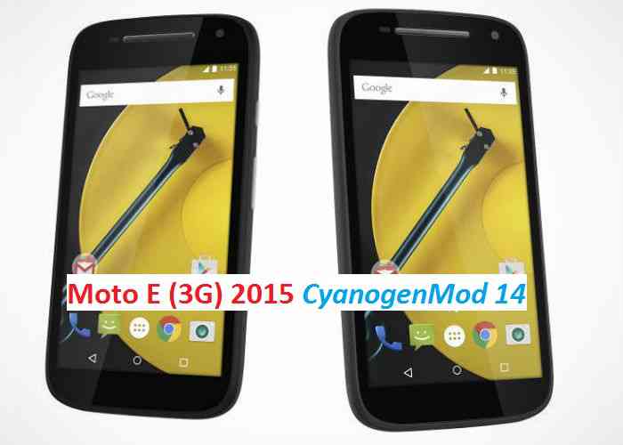 2nd Gen Moto E 2015 CM14 (otus) CyanogenMod 14 Nougat ROM