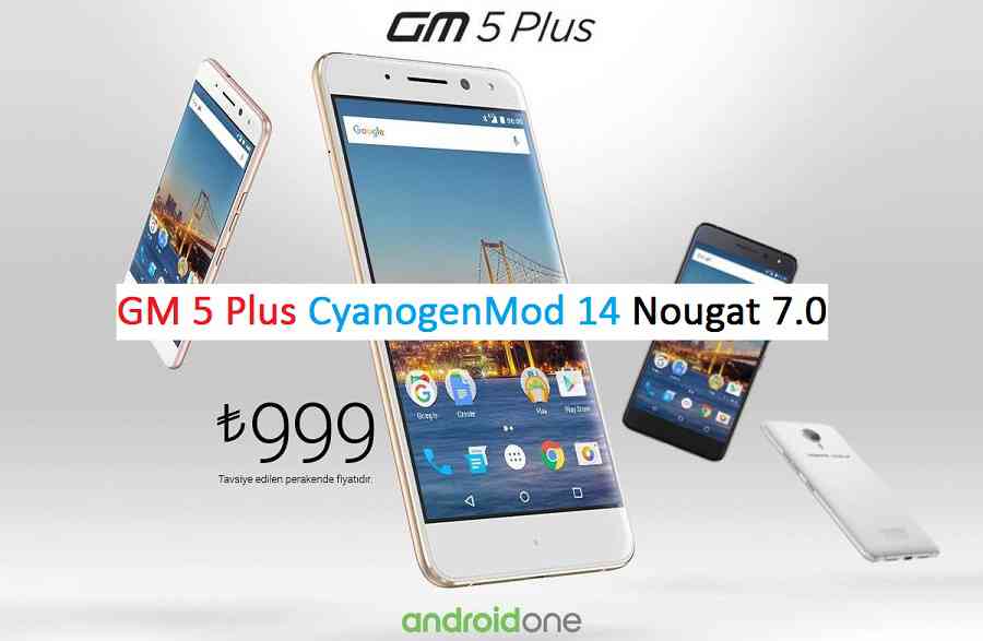 GM 5 Plus CM14 (CyanogenMod 14) Nougat 7.0 ROM