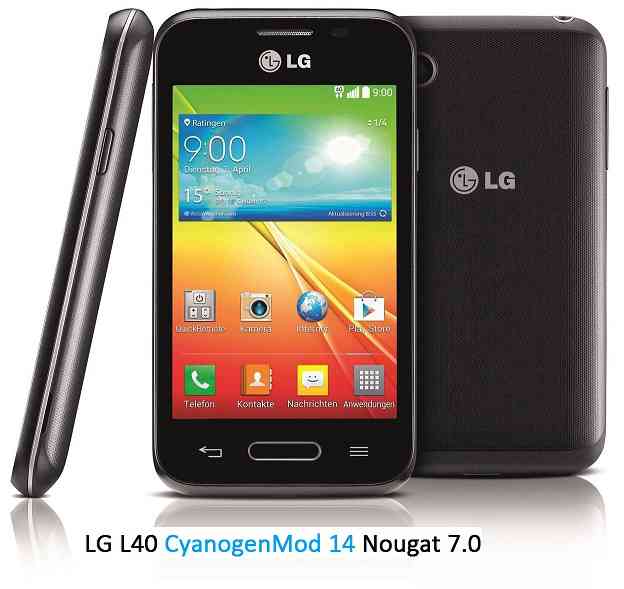 LG L40 CM14/CyanogenMod 14 Nougat 7.0 ROM