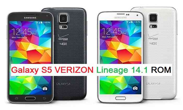 Galaxy S5 VERIZON Lineage 14.1 Nougat 7.1 Custom ROM