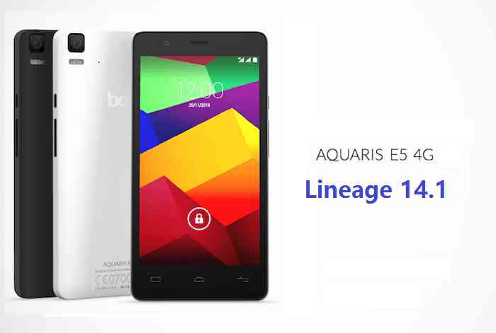 Aquaris E5 4G LineageOS 14.1 Nougat 7.1 Custom ROM