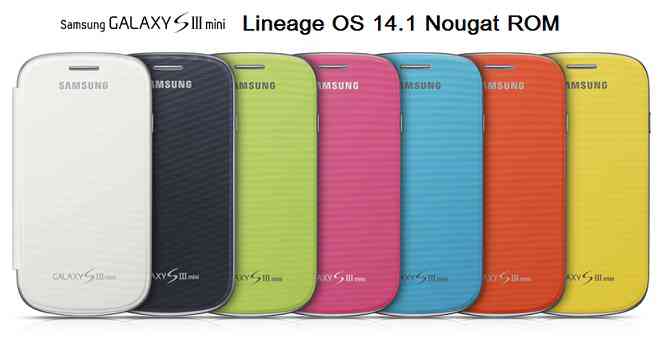 Lineage OS 14.1 for Galaxy S3 Mini (golden)