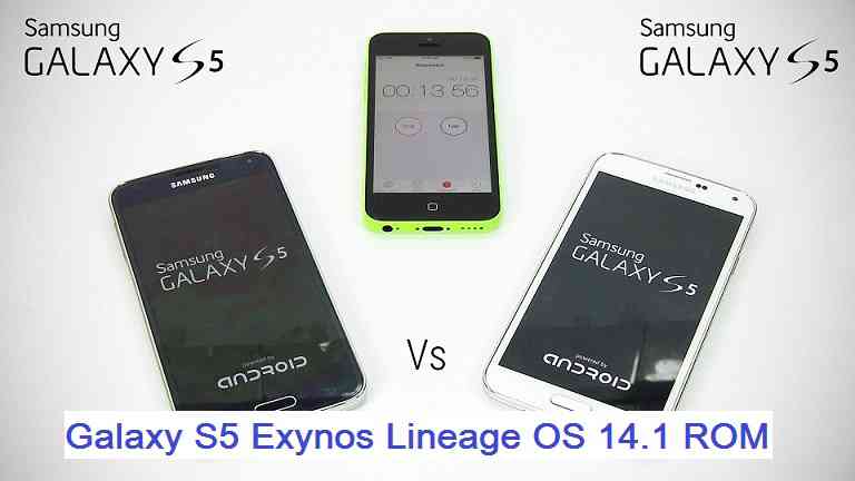 Lineage OS 14.1 for Galaxy S5 Exynos (k3gxx, SM-G900H)