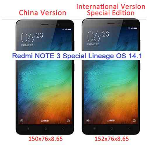 Redmi NOTE 3 Special Lineage OS 14.1