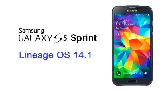 Lineage OS 14.1 for Galaxy S5 Sprint (kltespr, SM-G900P)