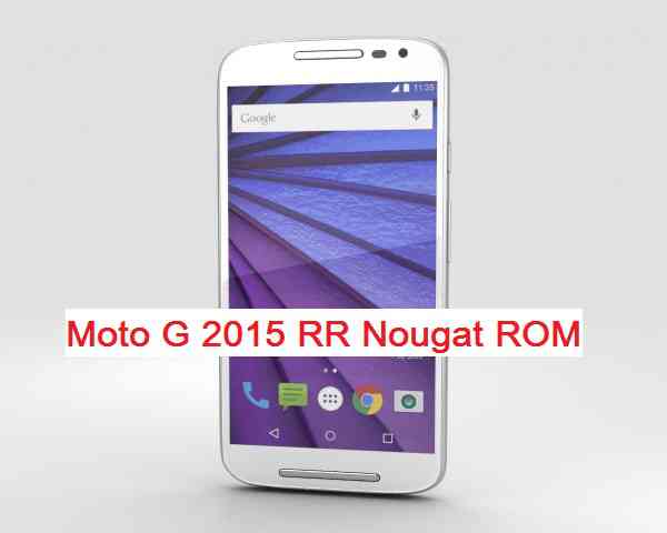 Resurrection Remix Nougat ROM for Moto G3 (osprey)