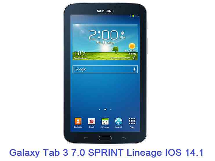 LineageOS 14.1 for Galaxy TAB 3 7.0 SPRINT (lt02ltespr, SM-T217S)