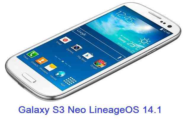 LineageOS 14.1 for Galaxy S3 Neo