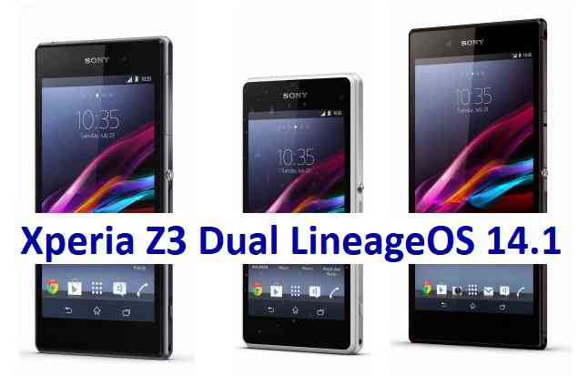 LineageOS 14.1 for Xperia Z3 Dual Nougat 7.1 ROM