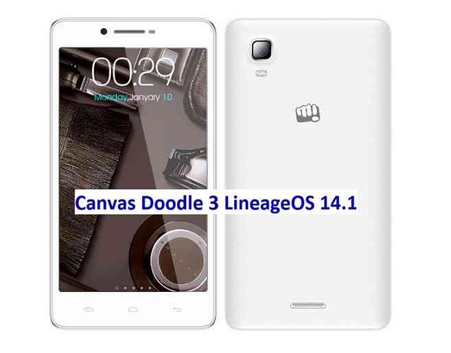 LineageOS 14.1  for Canvas Doodle 3 Nougat ROM