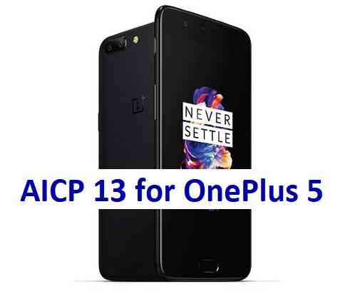 OnePlus 5 AICP 13 Oreo ROM