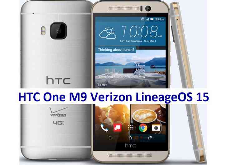 LineageOS 15 for HTC One M9 Verizon Oreo 8 ROM