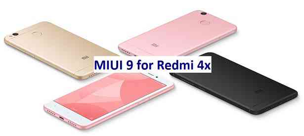 MIUI 9 for Redmi 4x Download