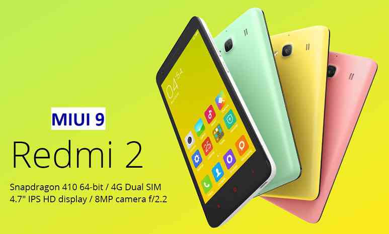 Download MIUI 9 for Redmi 2