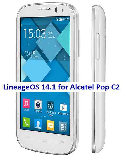 LineageOS 14.1 for Alcatel Pop C2 Nougat 7.1 ROM