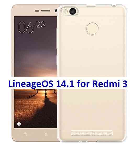 LineageOS 14.1 for Redmi 3 Nougat 7.1 ROM