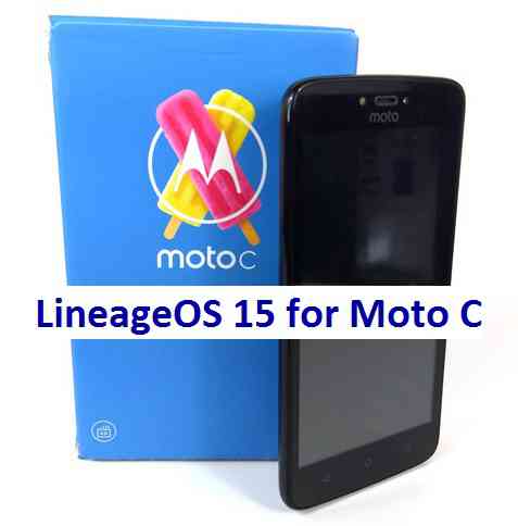 LineageOS 15 for Moto C Oreo 8 ROM