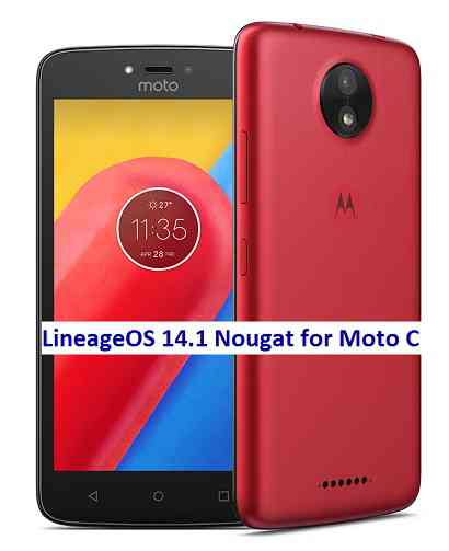 LineageOS 14.1 for Moto C Nougat 7.1 ROM