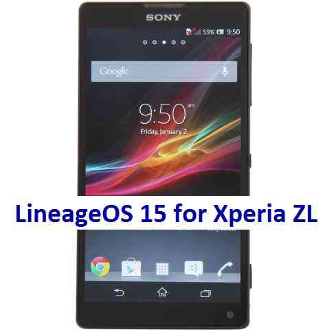 LineageOS 15 for Xperia ZL Oreo 8 ROM