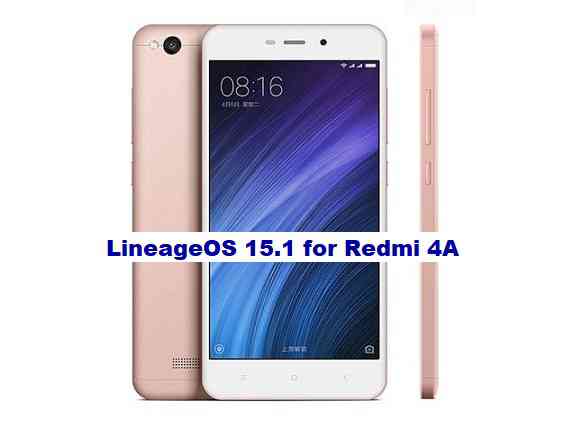 LineageOS 15.1 for Redmi 4A Oreo 8.1 ROM Download