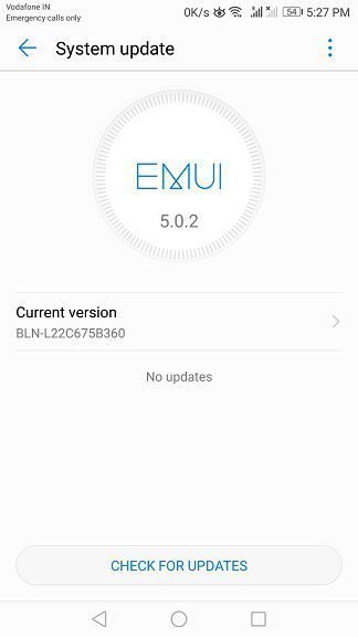 Currently Running EMUI 5.0.2 on Honor 6x