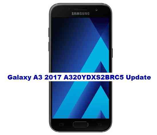 Galaxy A3 2017 A320YDXS2BRC5 OTA Update