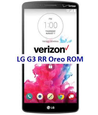 Android 8.1 Resurrection Remix Oreo for LG G3 Verizon