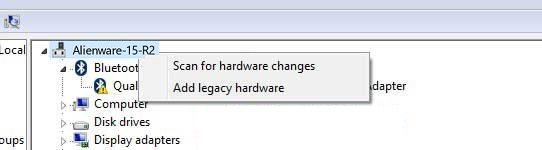 select add legacy hardware