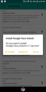 Google face Unlock
