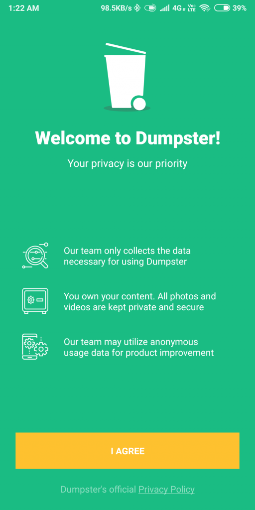 Dumpster is the best application for recovering deleted files from your android phone Dumpster Apk Download For Android Phones | Recover Deleted Files